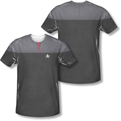 Star Trek - Mens Tng Movie Command Uniform (Front/Back Print) T-Shirt