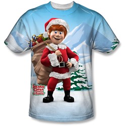 Santa Claus Is Comin To Town - Mens Helpers T-Shirt