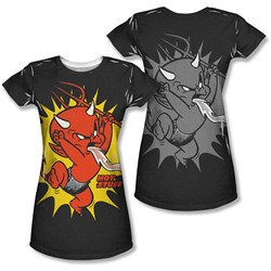 Hot Stuff - Juniors Heated (Front/Back Print) T-Shirt