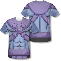 Masters Of The Universe - Mens Skeletor Costume (Front/Back Print) T-Shirt
