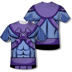 Masters Of The Universe - Mens Skeletor Costume (Front/Back Print) T-Shirt