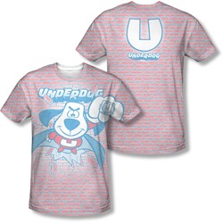 Underdog - Mens Burst (Front/Back Print) T-Shirt