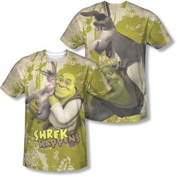 Shrek - Mens Best Friends (Front/Back Print) T-Shirt