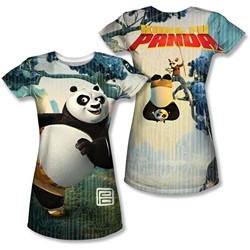 Kung Fu Panda - Juniors Training (Front/Back Print) T-Shirt
