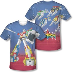 Voltron - Mens Form Voltron (Front/Back Print) T-Shirt