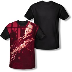 Elvis Presley - Mens Scratched 68 T-Shirt