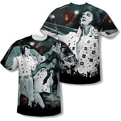 Elvis Presley - Mens Now Playing (Front/Back Print) T-Shirt