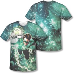 Green Lantern - Mens Galactic Hal (Front/Back Print) T-Shirt