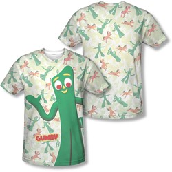 Gumby - Mens Friendly Greeting (Front/Back Print) T-Shirt