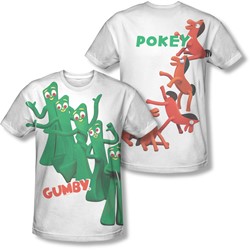 Gumby - Mens Moves (Front/Back Print) T-Shirt