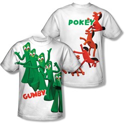 Gumby - Mens Moves (Front/Back Print) T-Shirt