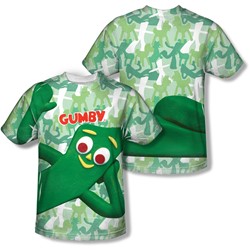 Gumby - Mens Gumbyflage (Front/Back Print) T-Shirt