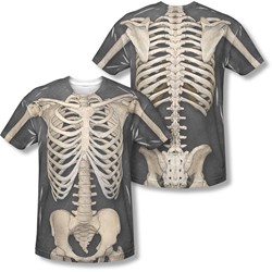 Skeleton Costume - Mens Back Print) T-Shirt