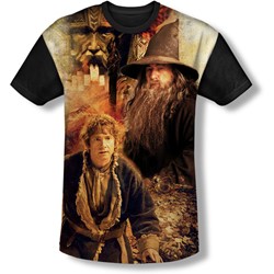 Hobbit - Mens Bilbo And Gandalf T-Shirt