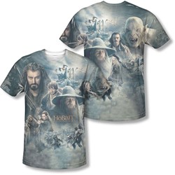 Hobbit - Mens Epic Poster (Front/Back) T-Shirt