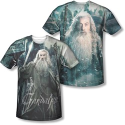 Hobbit - Mens Wizard (Front/Back) T-Shirt