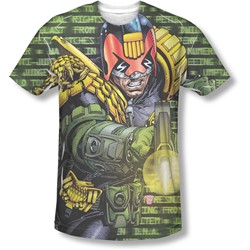 Judge Dredd - Mens Matrix T-Shirt