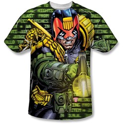 Judge Dredd - Mens Matrix T-Shirt