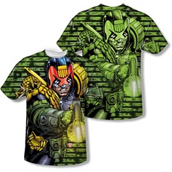 Judge Dredd - Mens Matrix (Front/Back Print) T-Shirt