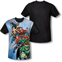 Justice League, The - Mens Heroes Unite T-Shirt