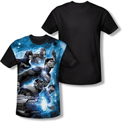 Justice League, The - Mens Atmospheric T-Shirt