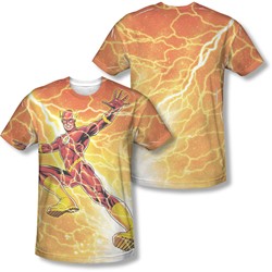 Jla - Mens Fast As Lightning T-Shirt