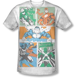 Justice League, The - Mens Justice Panels T-Shirt