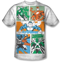Justice League, The - Mens Justice Panels T-Shirt