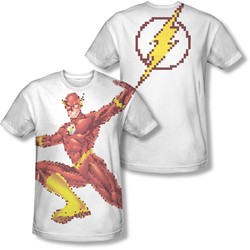 Justice League, The - Mens Flashbit (Front/Back Print) T-Shirt