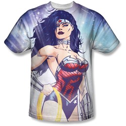 Justice League, The - Mens Warrior Goddess T-Shirt
