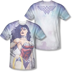 Justice League, The - Mens Warrior Goddess (Front/Back Print) T-Shirt