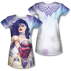 Justice League, The - Juniors Warrior Goddess (Front/Back Print) T-Shirt