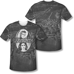 Labyrinth - Mens Maze (Front/Back Print) T-Shirt