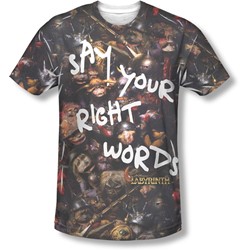 Labyrinth - Mens Right Words T-Shirt