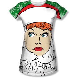 I Love Lucy - Juniors Secret Santa T-Shirt