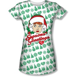 I Love Lucy - Juniors Secret Pattern T-Shirt