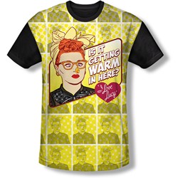 I Love Lucy - Mens Warm All Over T-Shirt