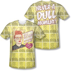 I Love Lucy - Mens Warm All Over (Front/Back Print) T-Shirt