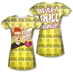 I Love Lucy - Juniors Warm All Over (Front/Back Print) T-Shirt