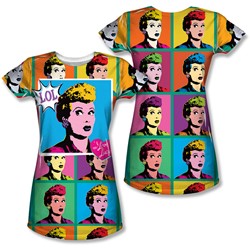 I Love Lucy - Juniors Lol (Front/Back Print) T-Shirt