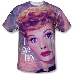 I Love Lucy - Youth Funny Hearts T-Shirt