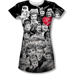 I Love Lucy - Juniors Faces T-Shirt