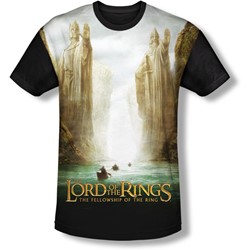 Lord Of The Rings - Mens Fellowship Poster T-Shirt