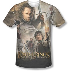Lord Of The Rings - Mens King Poster T-Shirt