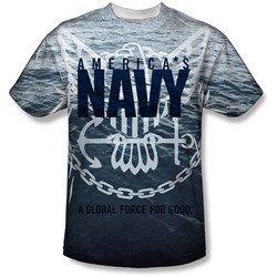 Navy - Mens Force For Good T-Shirt