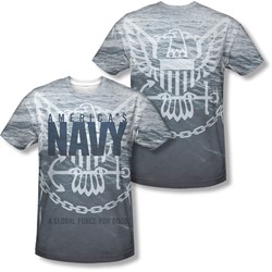 Navy - Mens Force For Good (Front/Back Print) T-Shirt