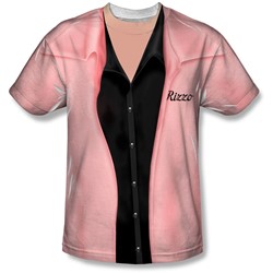 Grease - Mens Rizzo Pink Ladies T-Shirt