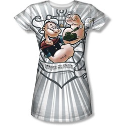 Popeye - Juniors Anchored T-Shirt