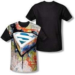 Superman - Mens Urban Shields T-Shirt