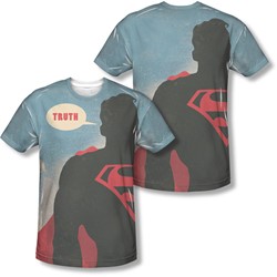 Superman - Mens Truth (Front/Back Print) T-Shirt